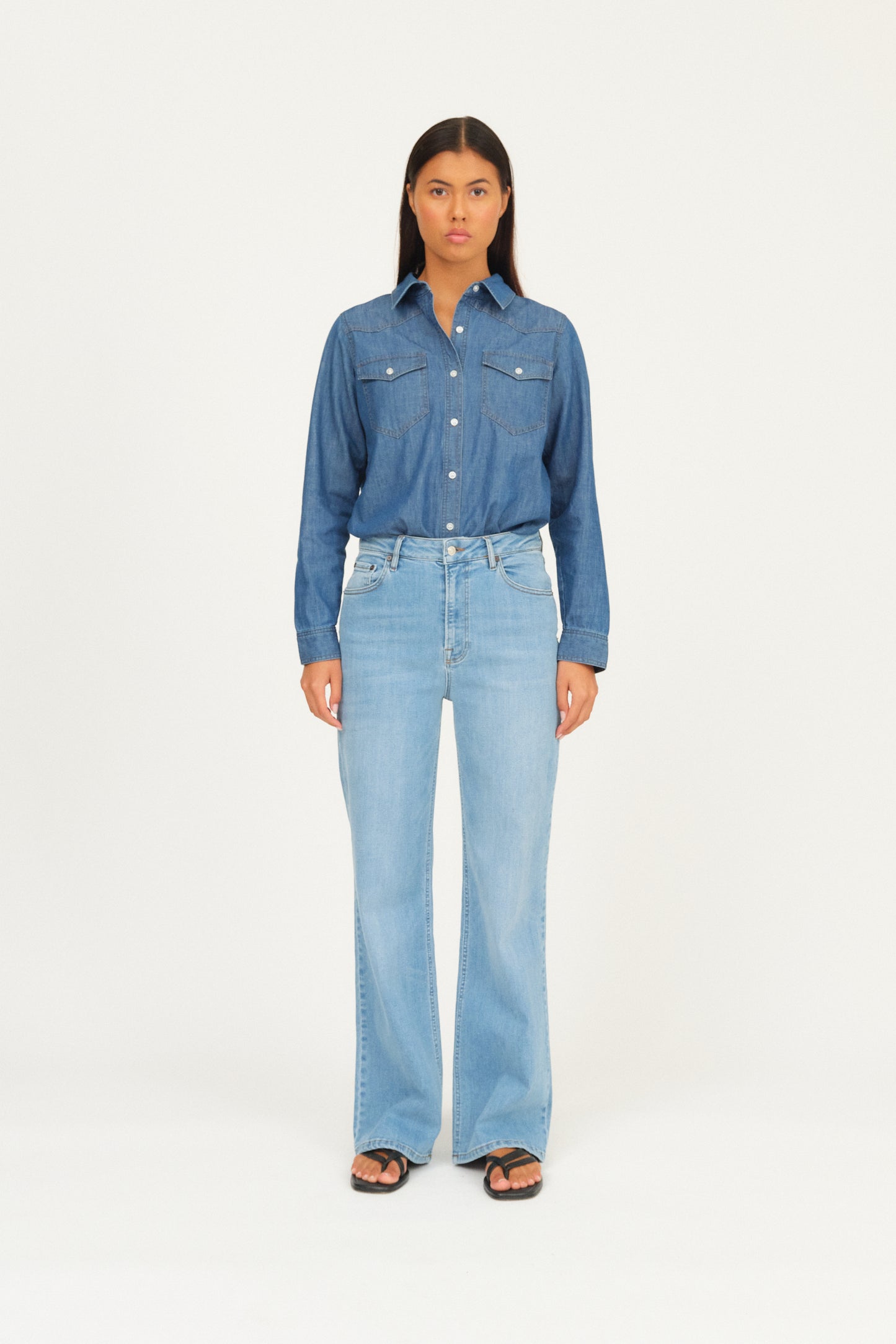 IVY Copenhagen IVY-Brooke EARTHxSWAN Jeans Wash Capri Blue Jeans & Pants 51 Denim Blue