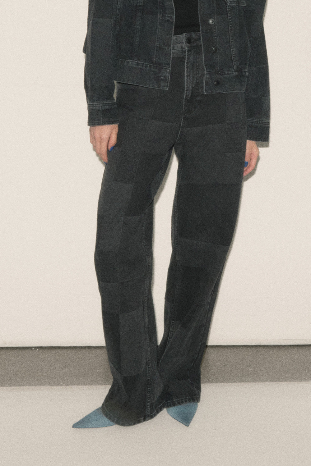 IVY Copenhagen IVY-Brooke Patchwork Jeans Wash Black Jeans & Pants 9 Black
