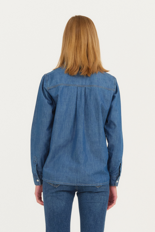 IVY Copenhagen IVY-Ora Shirt Wash Vintage Denim Shirts & Blouses 51 Denim Blue