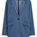 IVY Copenhagen IVY-Ada Boxy Blazer Wash Garda Coats & Jackets 51 Denim Blue