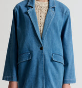 IVY Copenhagen IVY-Ada Boxy Blazer Wash Garda Coats & Jackets 51 Denim Blue