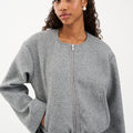 IVY Copenhagen IVY-Adaleide Bomber Jacket Coats & Jackets 81 Grey Melange