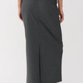 IVY Copenhagen IVY-Alanis Maxi Skirt Pin Stripe Skirt 8 Grey