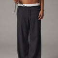 IVY Copenhagen IVY-Alanis Sporty Pant Pin Stripe Jeans & Pants 8 Grey
