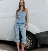 IVY Copenhagen IVY-Alba Capri Jeans Wash Le Havre Jeans & Pants 51 Denim Blue