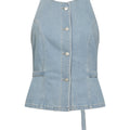 IVY Copenhagen IVY-Alba Halterneck Top Wash Le Havre Shirts & Blouses 51 Denim Blue