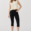 IVY Copenhagen IVY-Alexa Capri Jeans Wash Cool Excellent Black Jeans & Pants 9 Black
