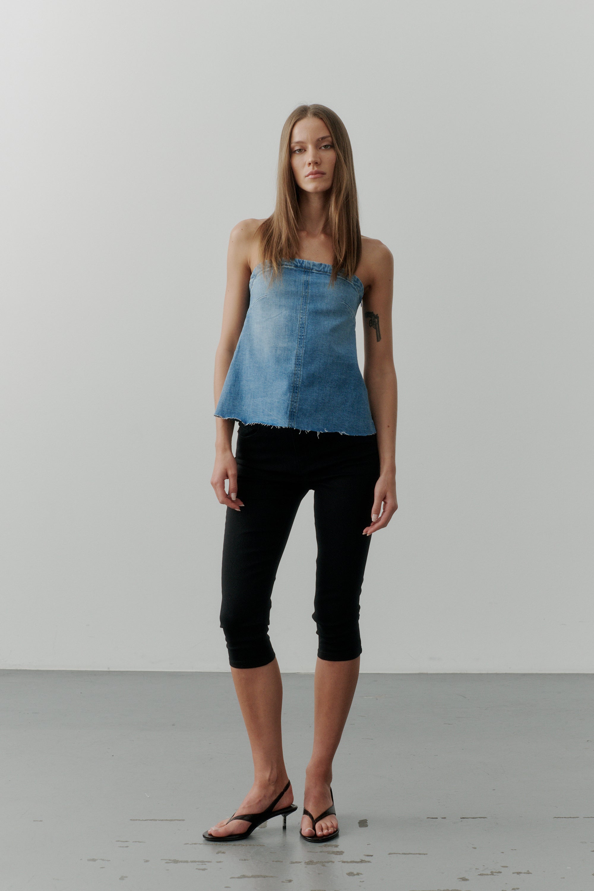IVY Copenhagen IVY-Alexa Capri Jeans Wash Cool Excellent Black Jeans & Pants 9 Black