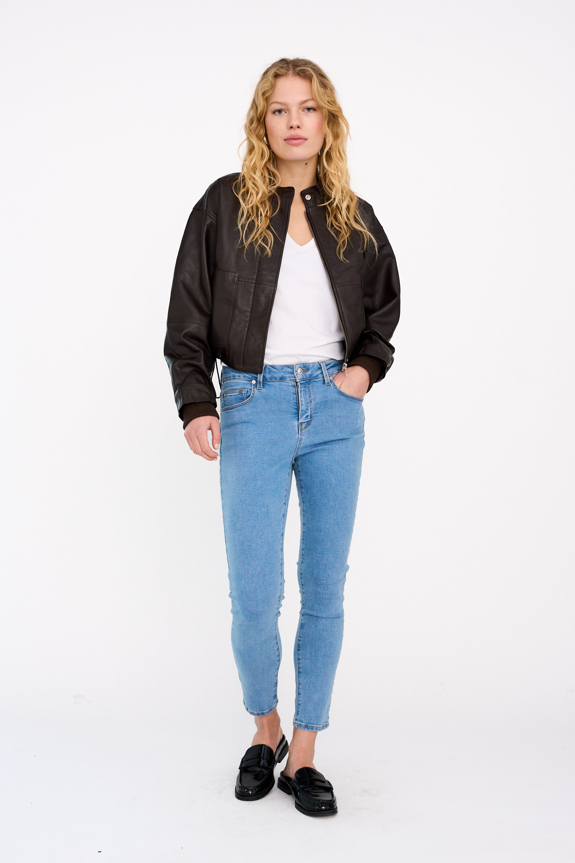 IVY Copenhagen IVY-Alexa Cropped Jeans Wash Westminster Jeans & Pants 51 Denim Blue