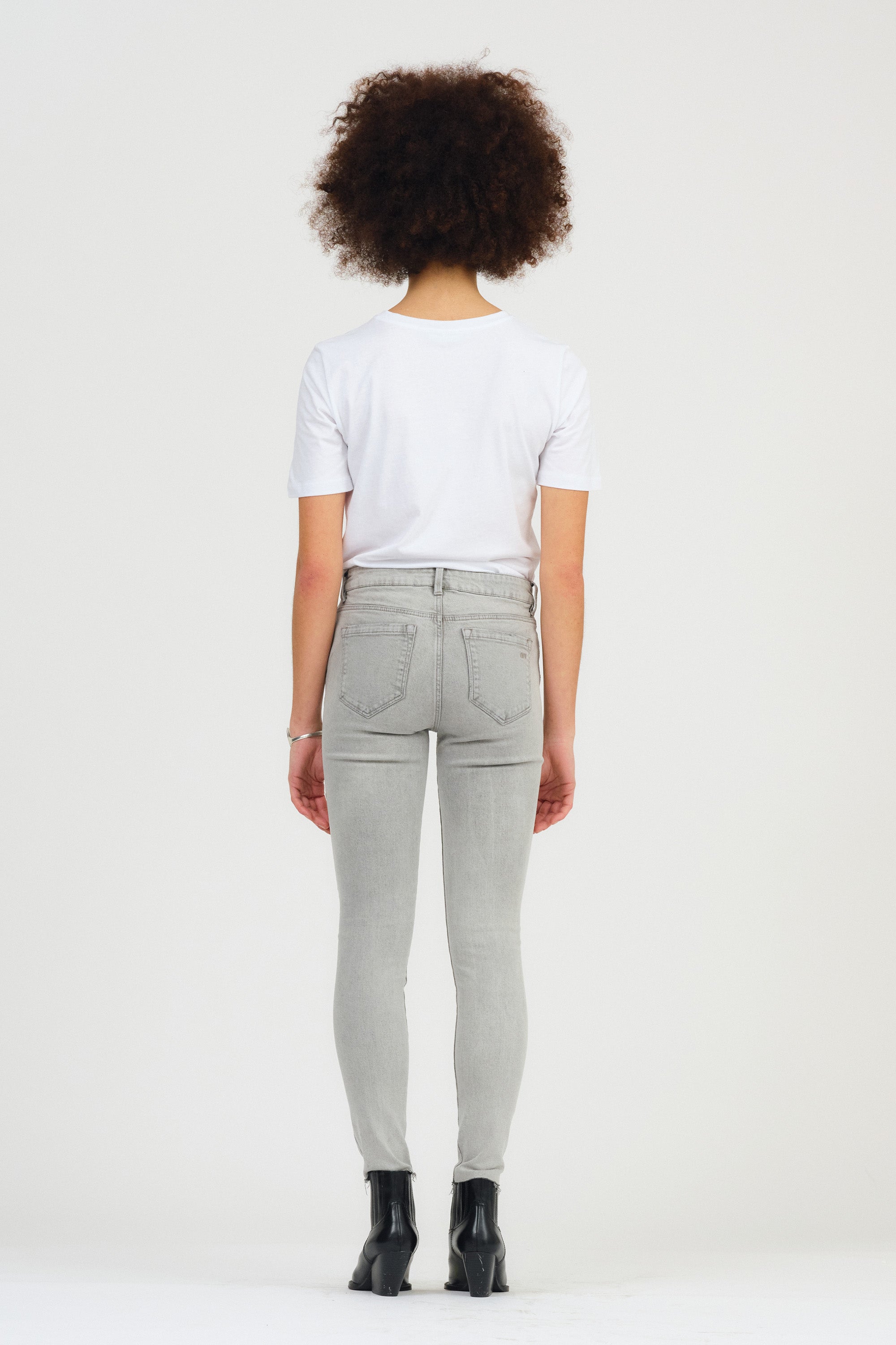 IVY Copenhagen IVY-Alexa Jeans Wash Brilliant Grey Jeans & Pants 8 Grey