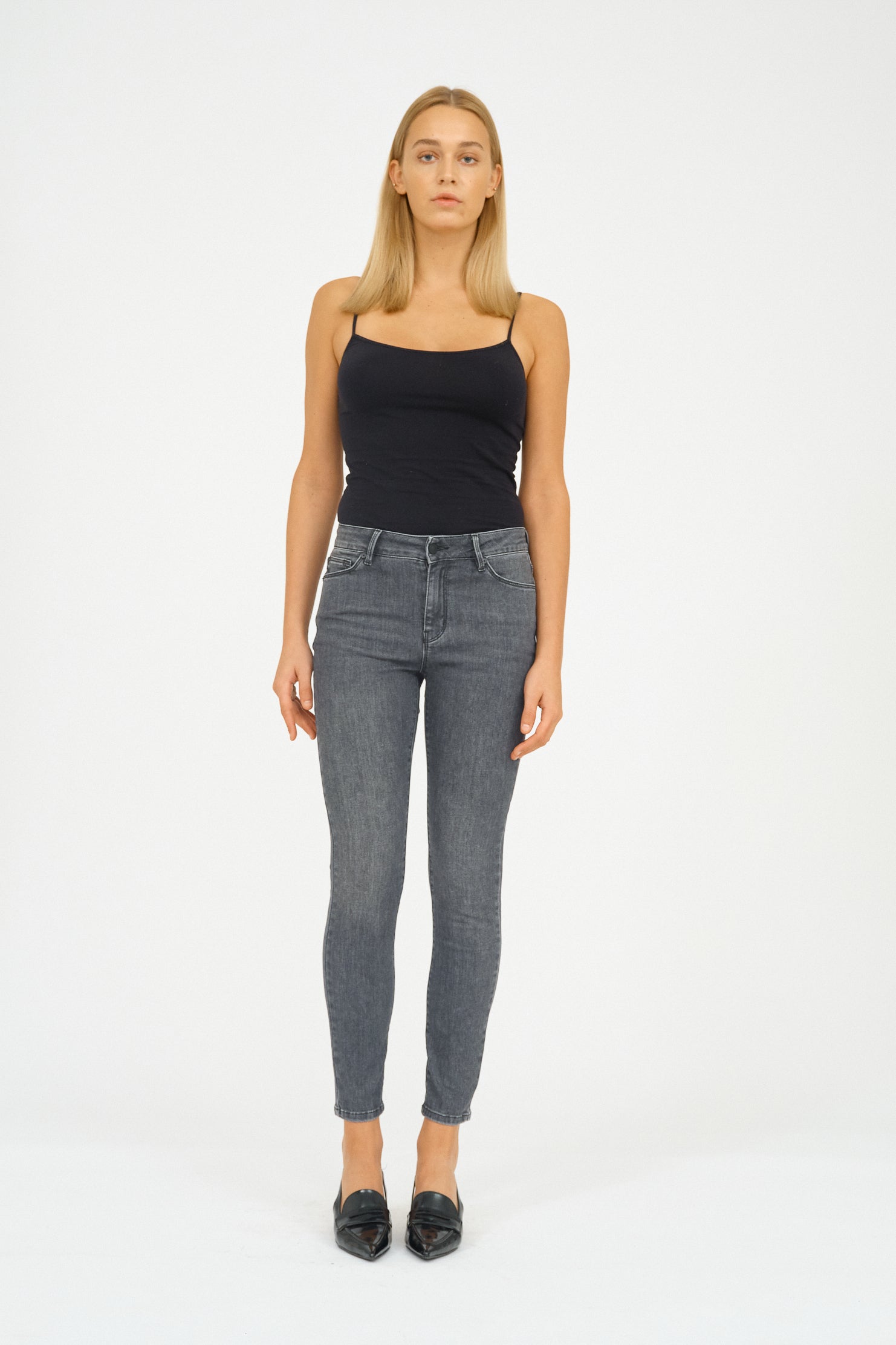 IVY Copenhagen IVY-Alexa Jeans Wash Shanghai Grey Jeans & Pants 8 Grey