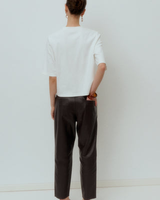 IVY Copenhagen IVY-Ali Kylie Leather Pant Leather 722 Expresso Brown