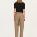 IVY Copenhagen IVY-Ali Kylie Leather Pant Leather 753 Cool Taupe