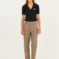 IVY Copenhagen IVY-Ali Kylie Leather Pant Leather 753 Cool Taupe