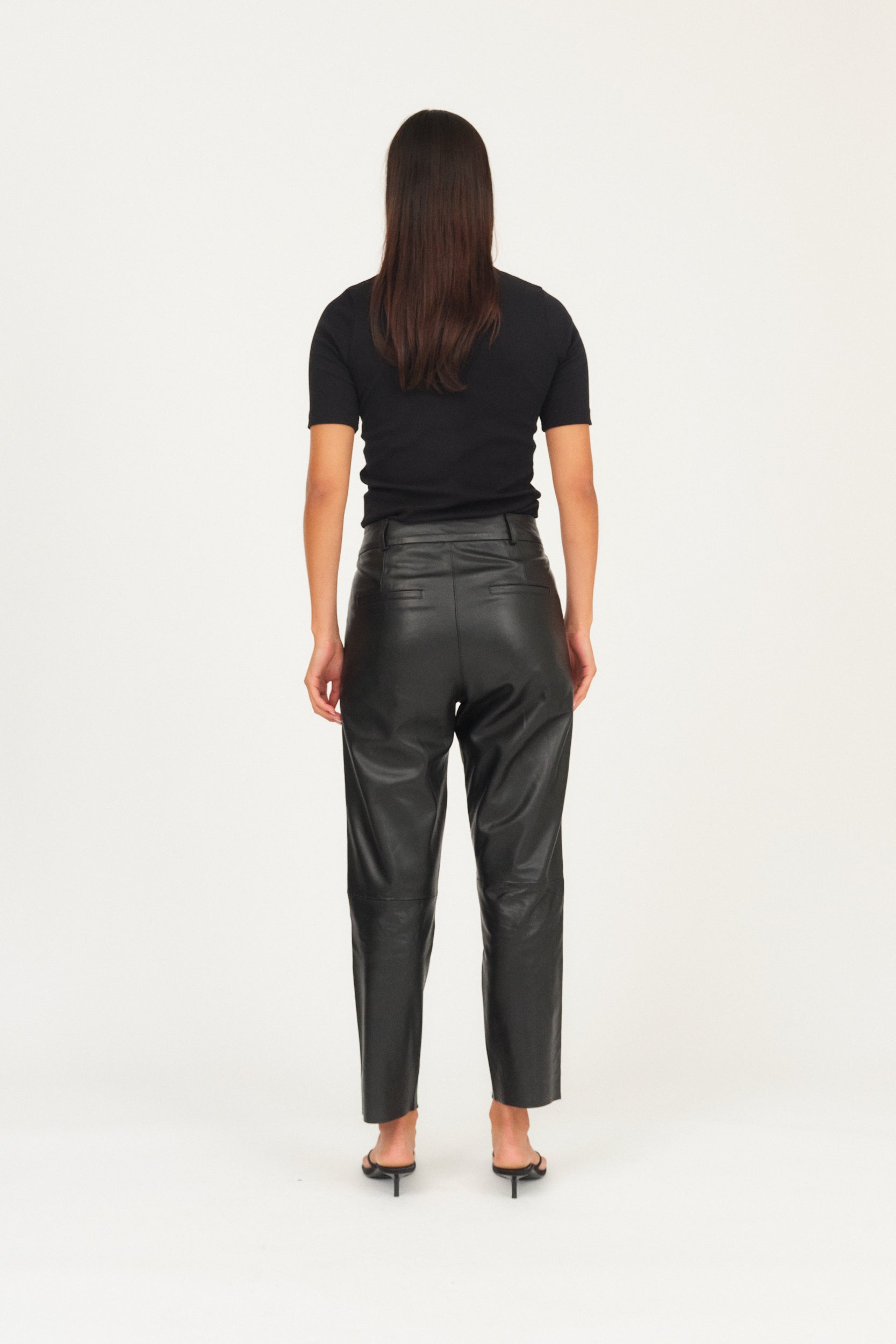 IVY Copenhagen IVY-Ali Kylie Leather Pant Leather 9 Black