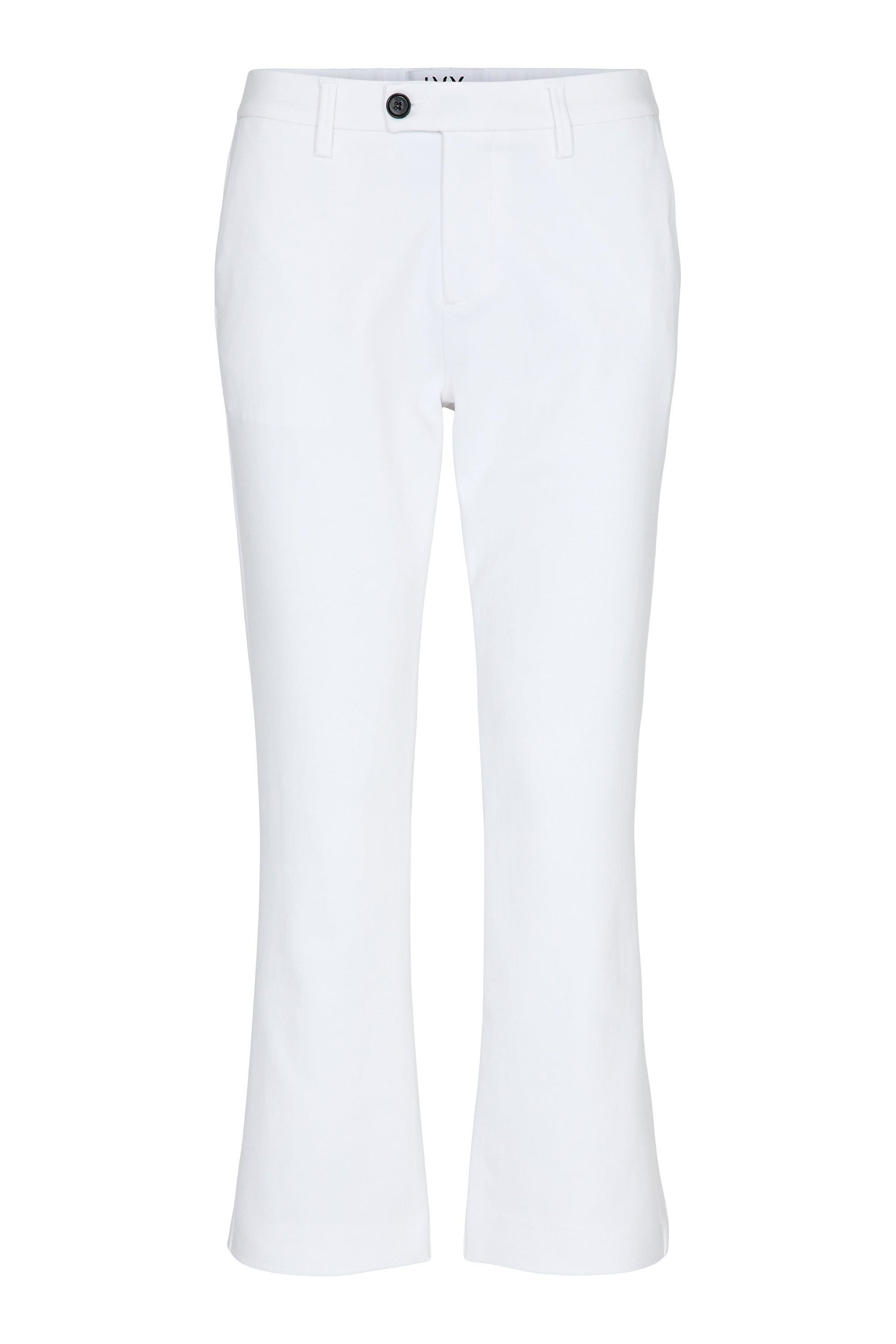 IVY-Alice Cropped Flare Pant - White – Ivy Copenhagen