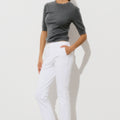 IVY Copenhagen IVY-Alice Cropped Flare Pant Jeans & Pants 01 White