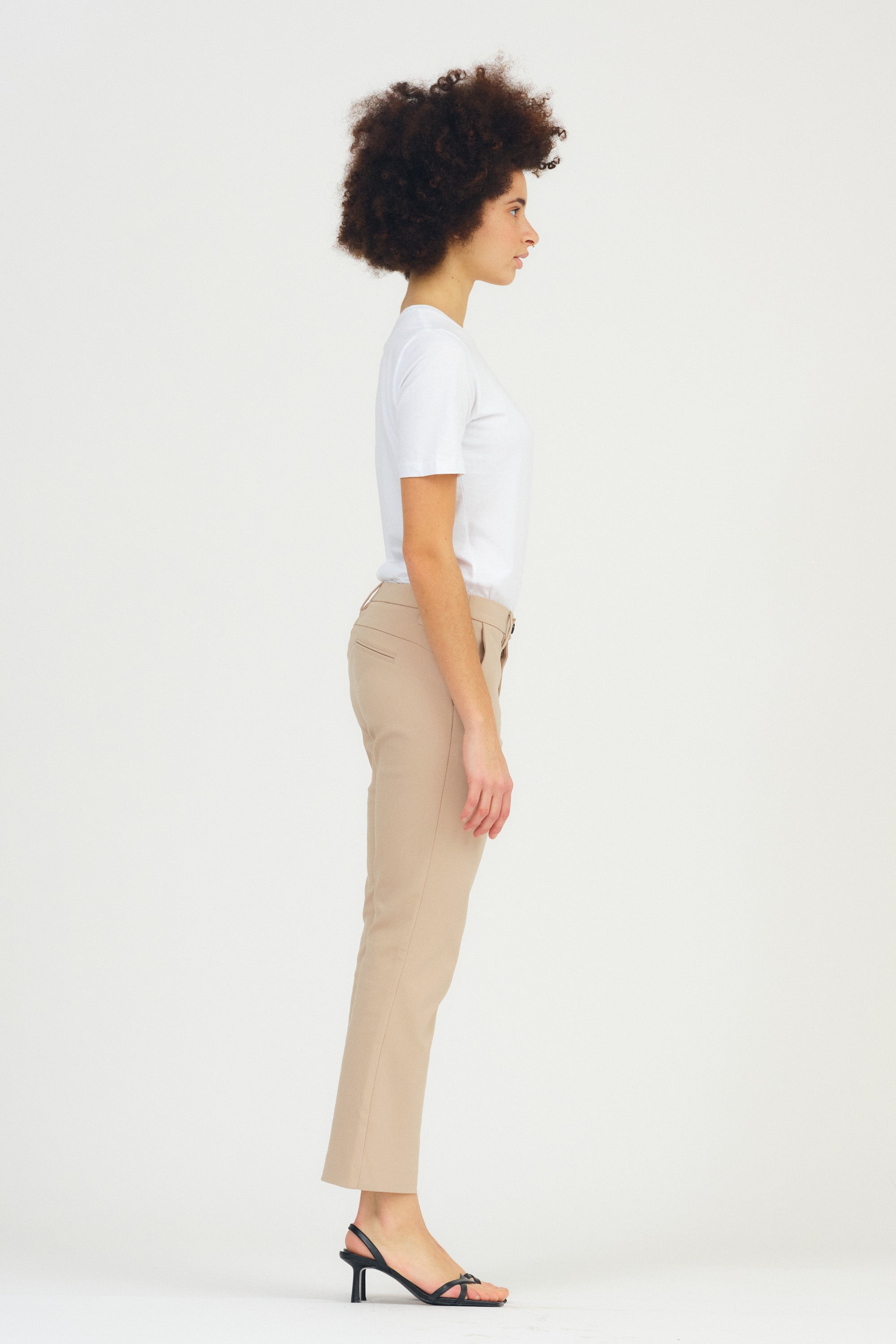 IVY Copenhagen IVY-Alice Cropped Flare Pant Jeans & Pants 72 Latte