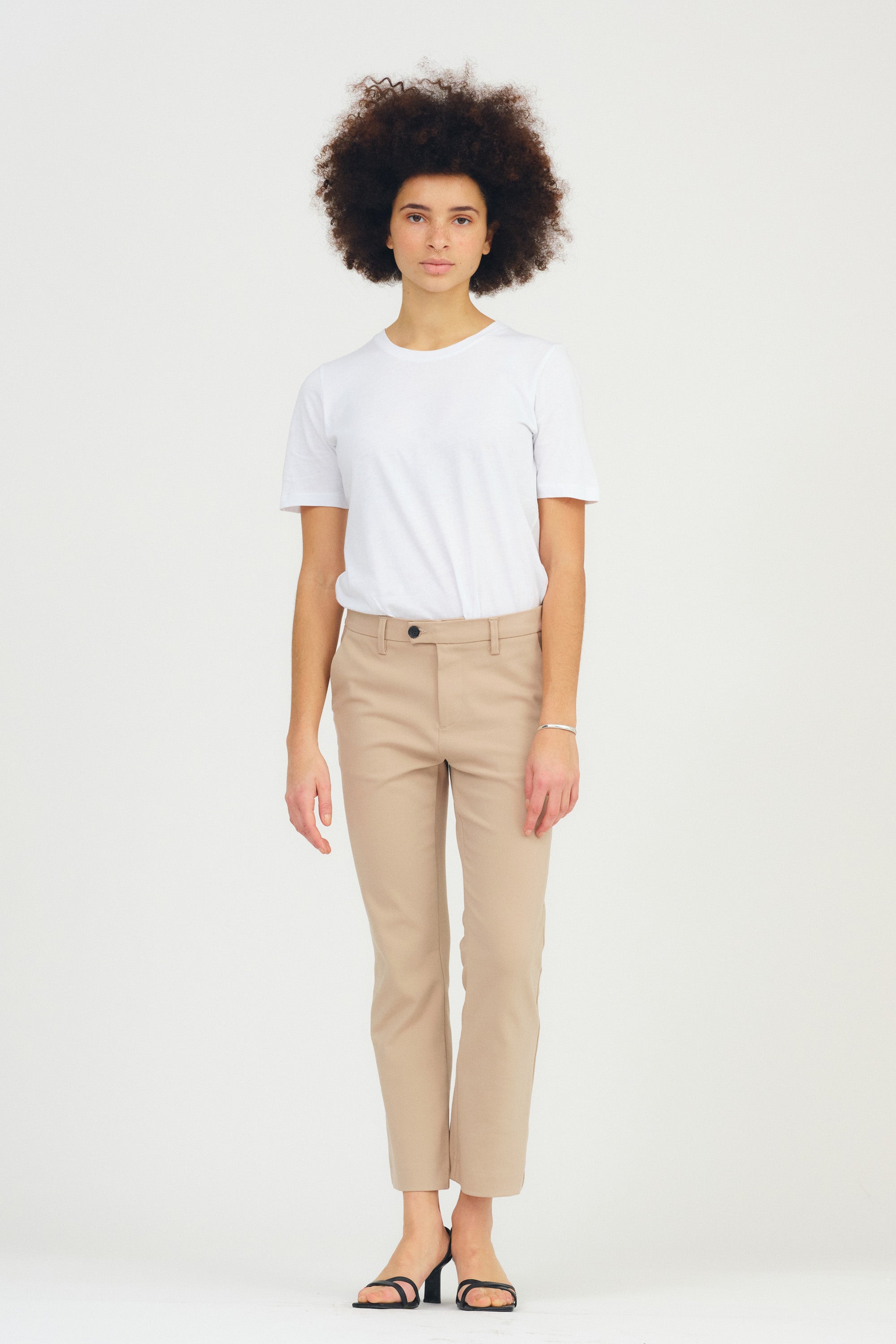 IVY Copenhagen IVY-Alice Cropped Flare Pant Jeans & Pants 72 Latte