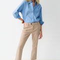 IVY Copenhagen IVY-Alice Cropped Flare Pant Jeans & Pants 747 Stone Beige