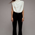 IVY Copenhagen IVY-Alice Cropped Flare Pant Jeans & Pants 9 Black