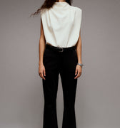 IVY Copenhagen IVY-Alice Cropped Flare Pant Jeans & Pants 9 Black