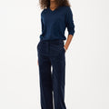 IVY Copenhagen IVY-Alice Wide Cord Pant Jeans & Pants 523 Deep Navy Blue