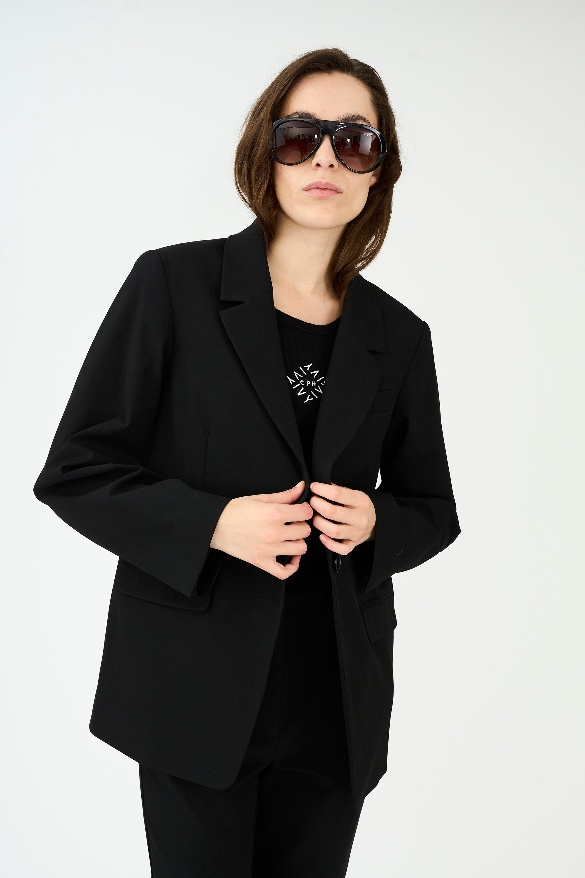 IVY Copenhagen IVY-Andrea Essential Blazer Coats & Jackets 9 Black