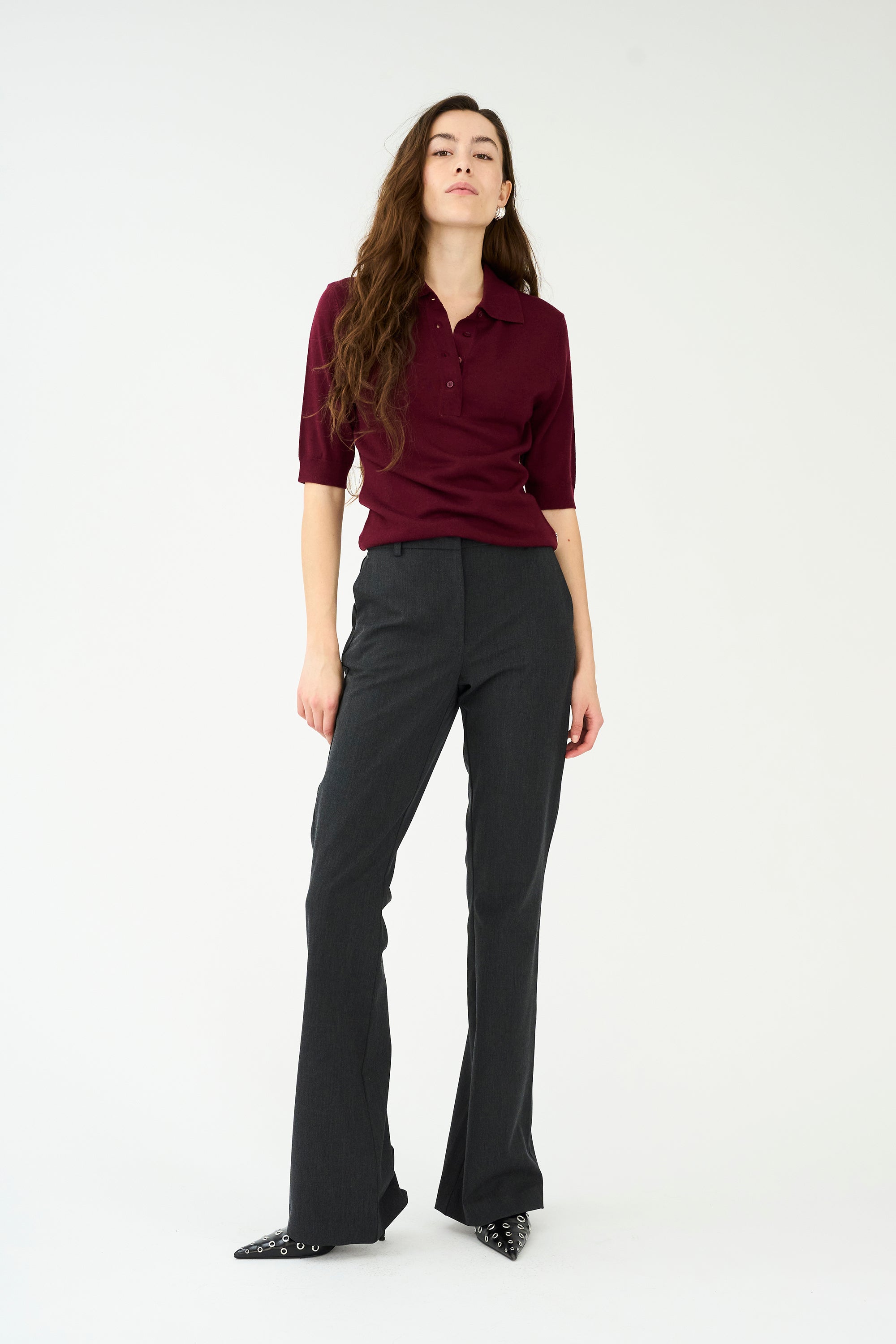 IVY Copenhagen IVY-Andrea Flare Pant Jeans & Pants 8 Grey