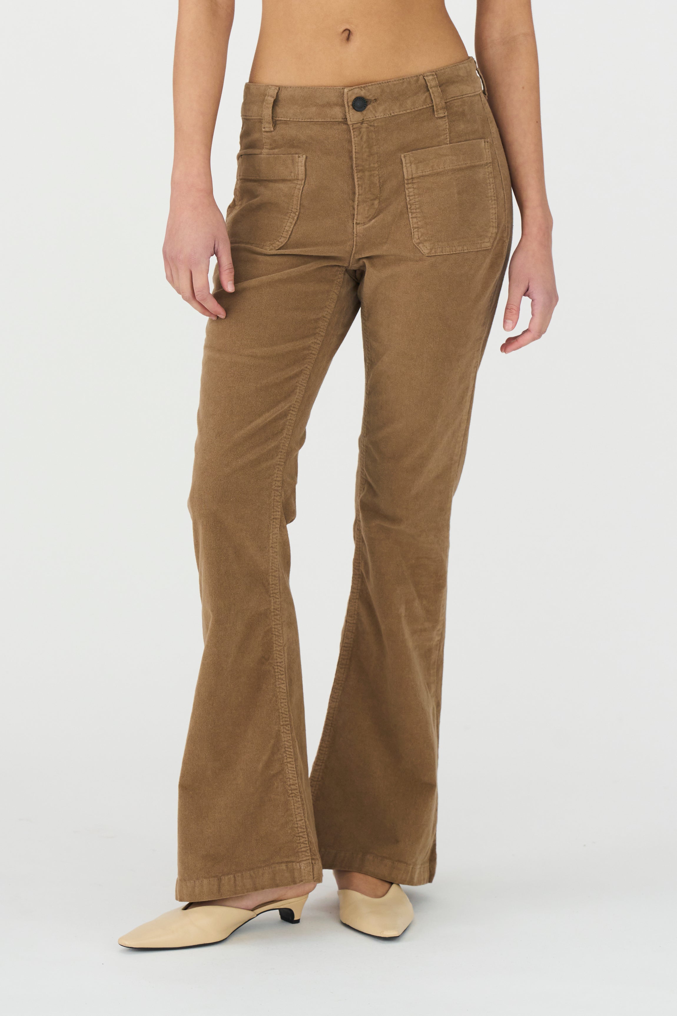 IVY Copenhagen IVY-Ann Charlotte Jeans Baby Cord Jeans & Pants 753 Cool Taupe