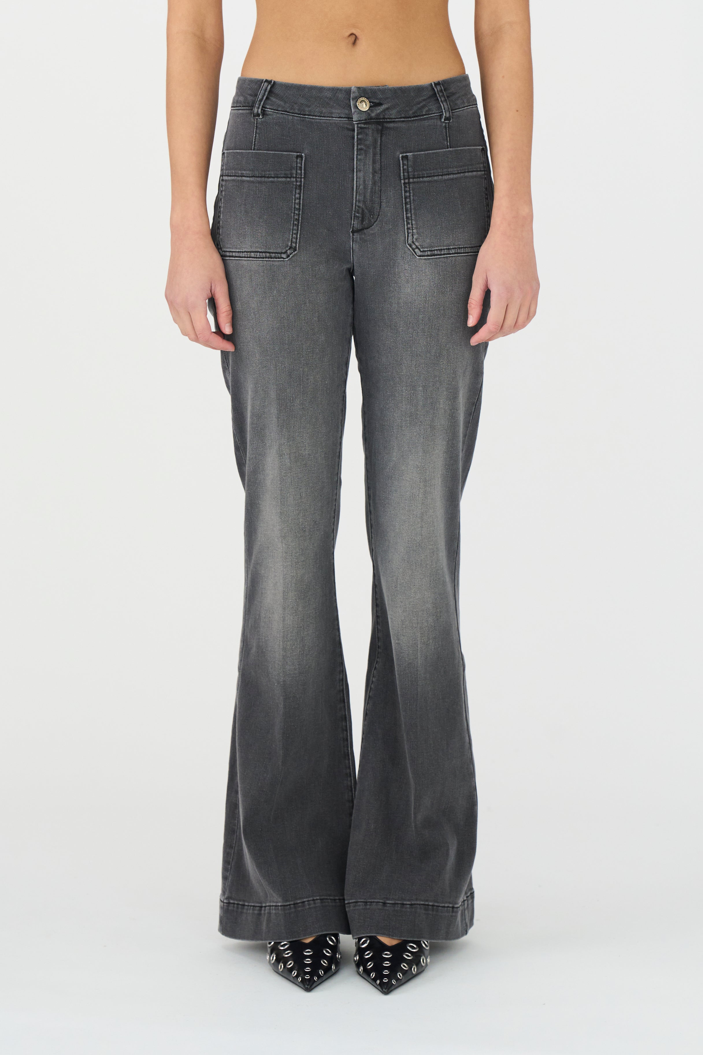 IVY Copenhagen IVY-Ann Charlotte Jeans Wash London Grey Jeans & Pants 8 Grey