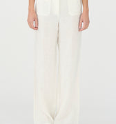 IVY Copenhagen IVY-Augusta 70's Linen Pant Jeans & Pants 03 Ecru