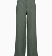 IVY Copenhagen IVY-Augusta 70's Linen Pant Jeans & Pants 681 Dusty Steel Green