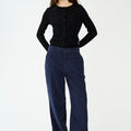 IVY Copenhagen IVY-Augusta French Jeans Exclusive Cord Jeans & Pants 523 Deep Navy Blue