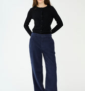 IVY Copenhagen IVY-Augusta French Jeans Exclusive Cord Jeans & Pants 523 Deep Navy Blue