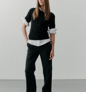 IVY Copenhagen IVY-Augusta French Jeans Wash Faded Black Jeans & Pants 9 Black
