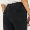IVY Copenhagen IVY-Augusta French Jeans Wash Faded Black Jeans & Pants 9 Black
