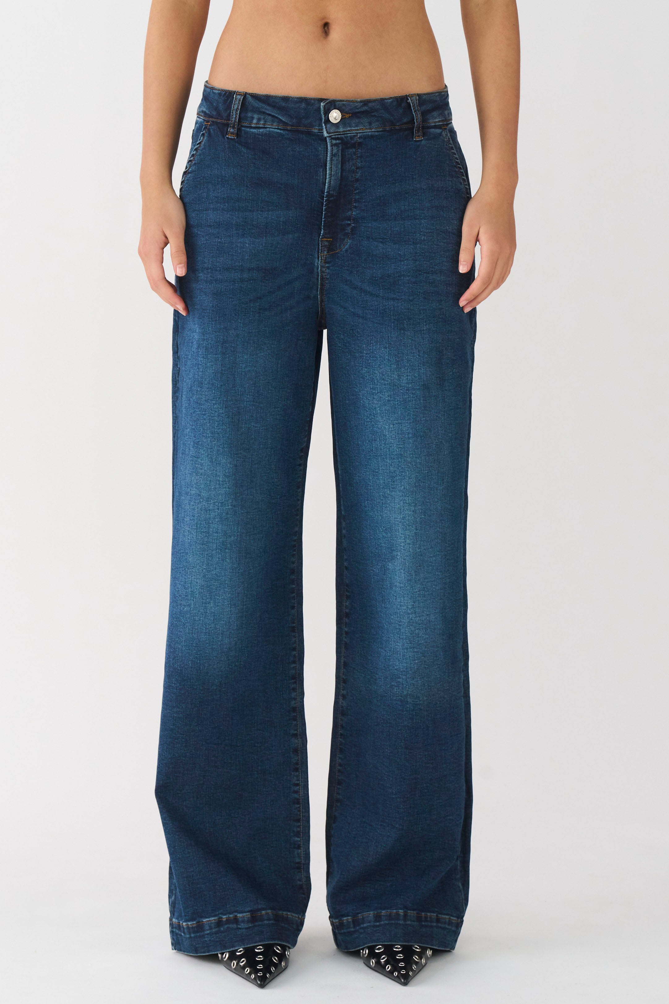 IVY Copenhagen IVY-Augusta French Jeans Wash Faro Deep Blue Jeans & Pants 51 Denim Blue