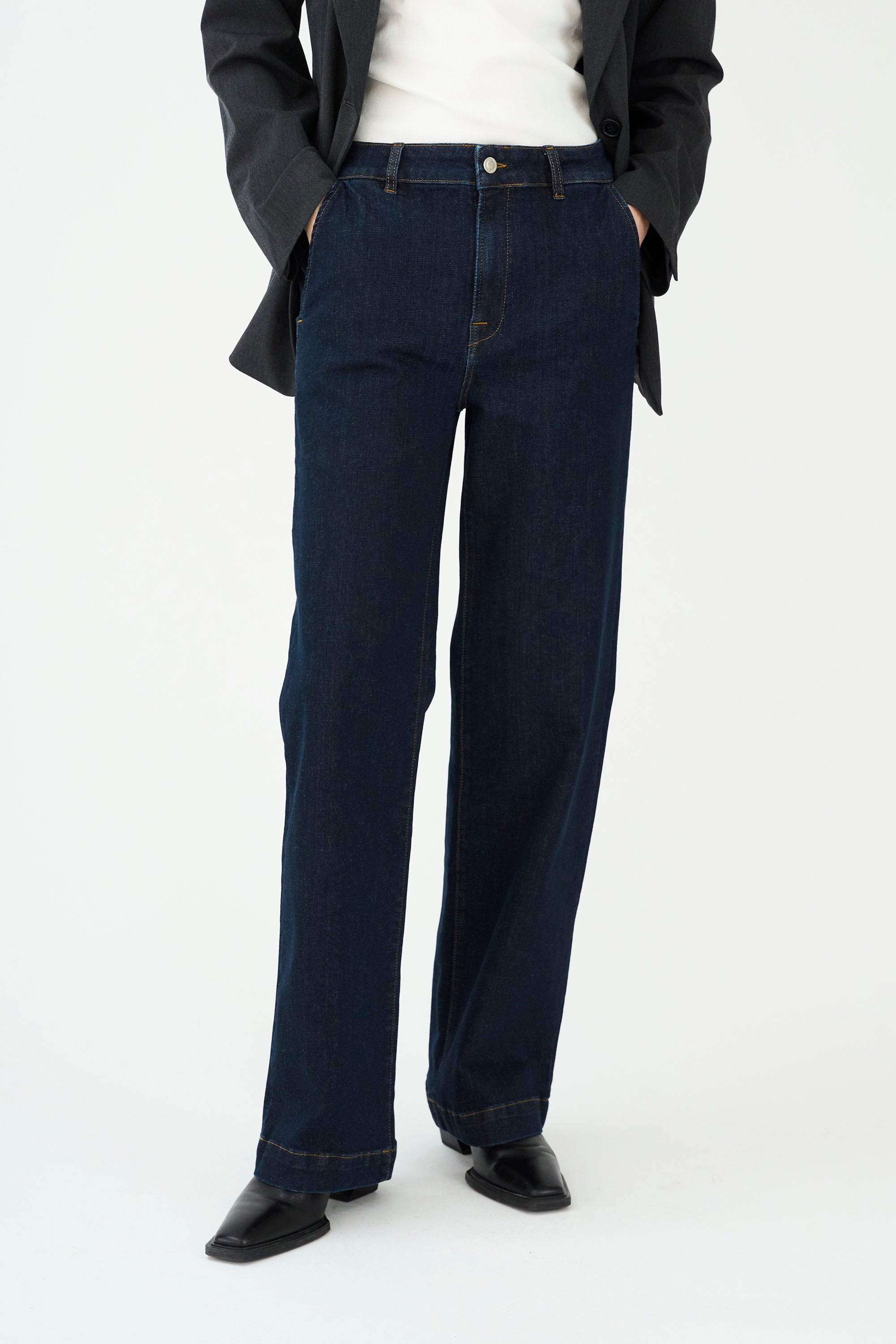 IVY Copenhagen IVY-Augusta French Jeans Wash Undone Indigo Jeans & Pants 51 Denim Blue