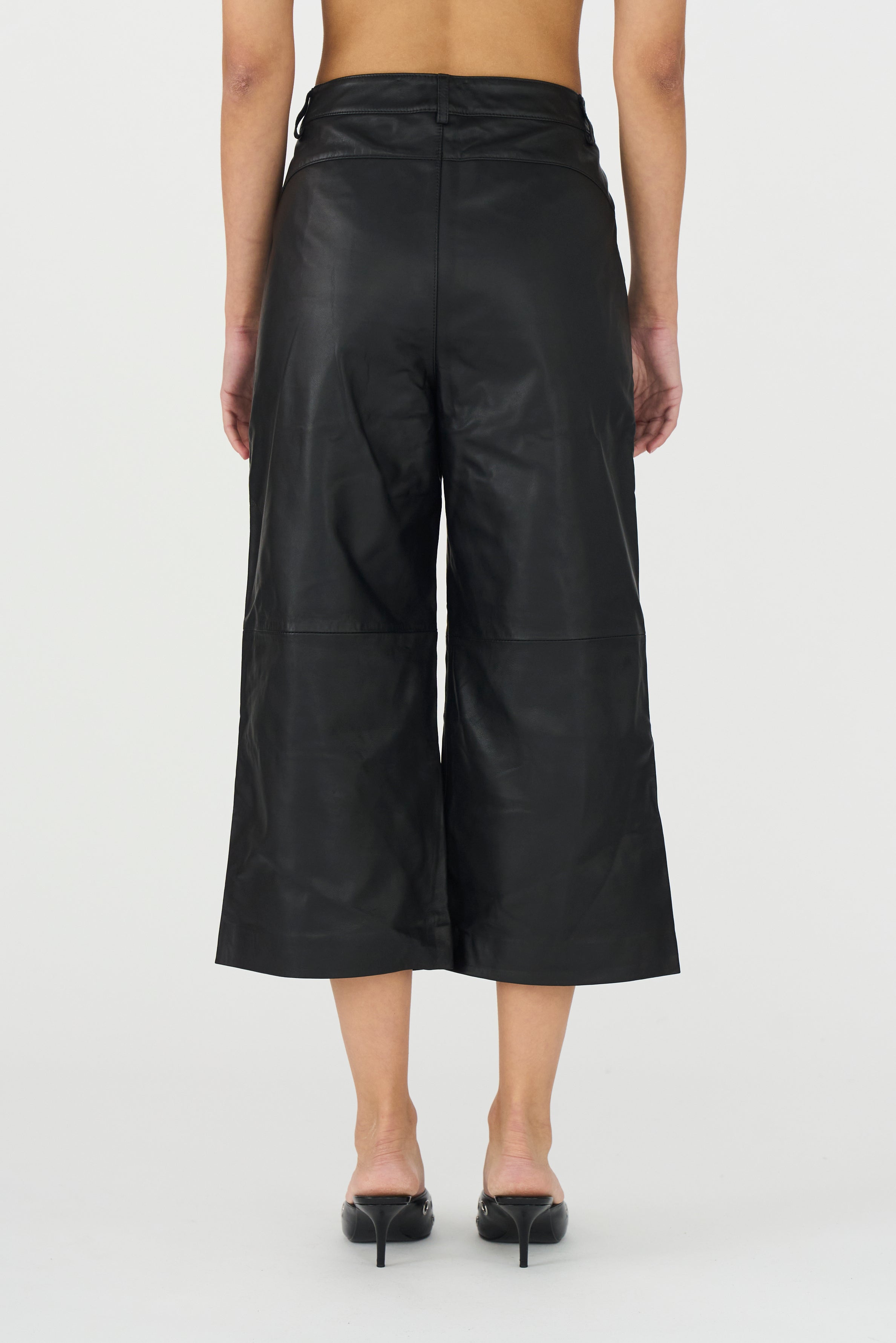 IVY Copenhagen IVY-Augusta French Leather Culotte Leather 9 Black