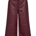 IVY Copenhagen IVY-Augusta French Leather Culotte Leather Burgundy