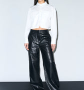 IVY Copenhagen IVY-Augusta French Leather Pant Jeans & Pants 9 Black