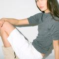 IVY Copenhagen IVY-Augusta French Shorts Optical White Jeans & Pants 011 Optical white