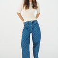 IVY Copenhagen IVY-Augusta Jeans Wash Punch Needle Jeans & Pants 51 Denim Blue