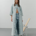 IVY Copenhagen IVY-Augusta Long Dress Wash Bedford Vintage Dresses 51 Denim Blue