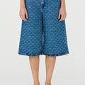 IVY Copenhagen IVY-Augusta Long Shorts Wash Punch Needle Jeans & Pants 51 Denim Blue