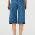 IVY Copenhagen IVY-Augusta Long Shorts Wash Punch Needle Jeans & Pants 51 Denim Blue