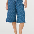 IVY Copenhagen IVY-Augusta Long Shorts Wash Punch Needle Jeans & Pants 51 Denim Blue