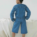 IVY Copenhagen IVY-Augusta Long Shorts Wash Punch Needle Jeans & Pants 51 Denim Blue