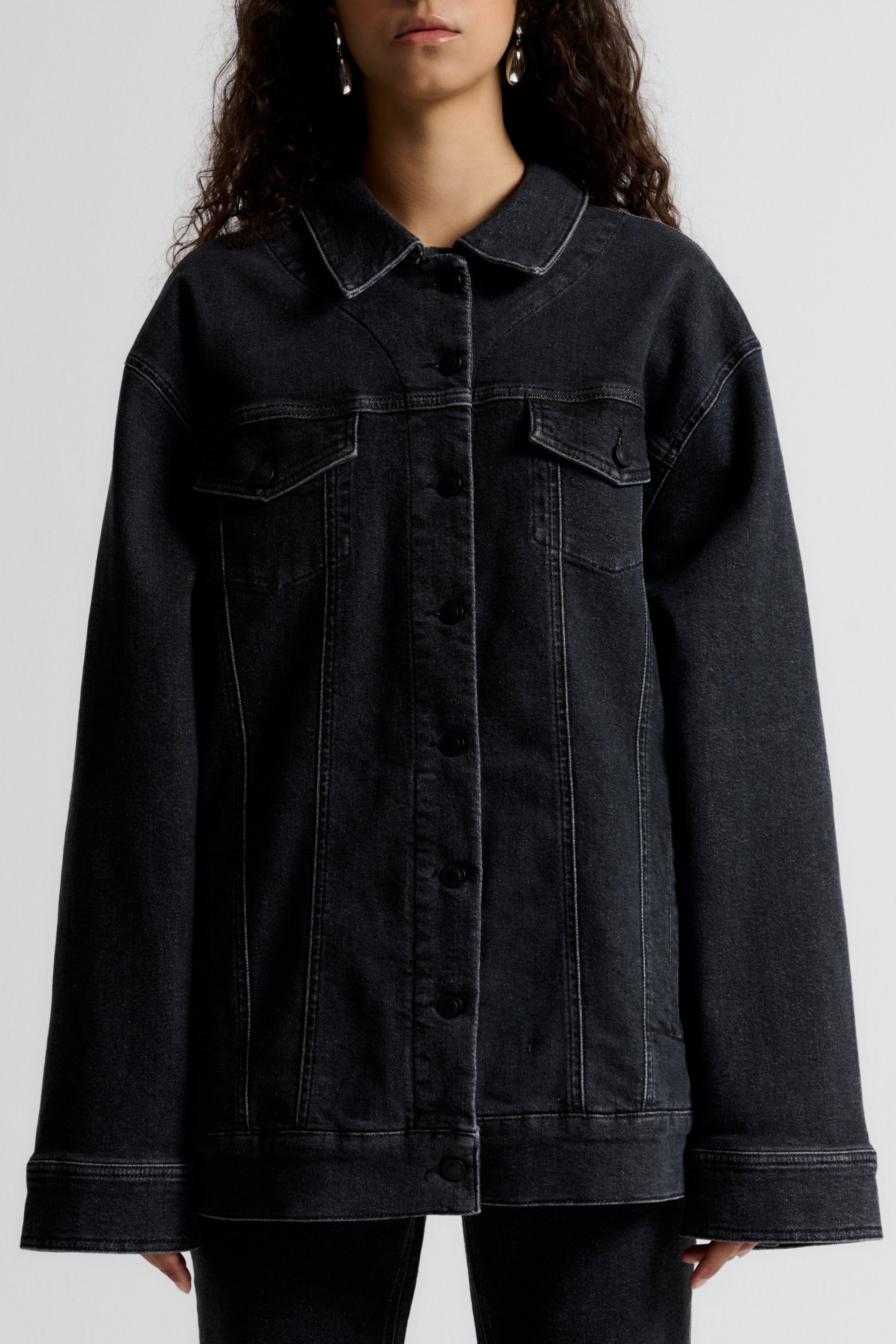 IVY Copenhagen IVY-Augusta Oversize Jacket Wash Istanbul Black Coats & Jackets 9 Black